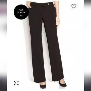 Calvin Klein Women's Black Wide Leg Pants